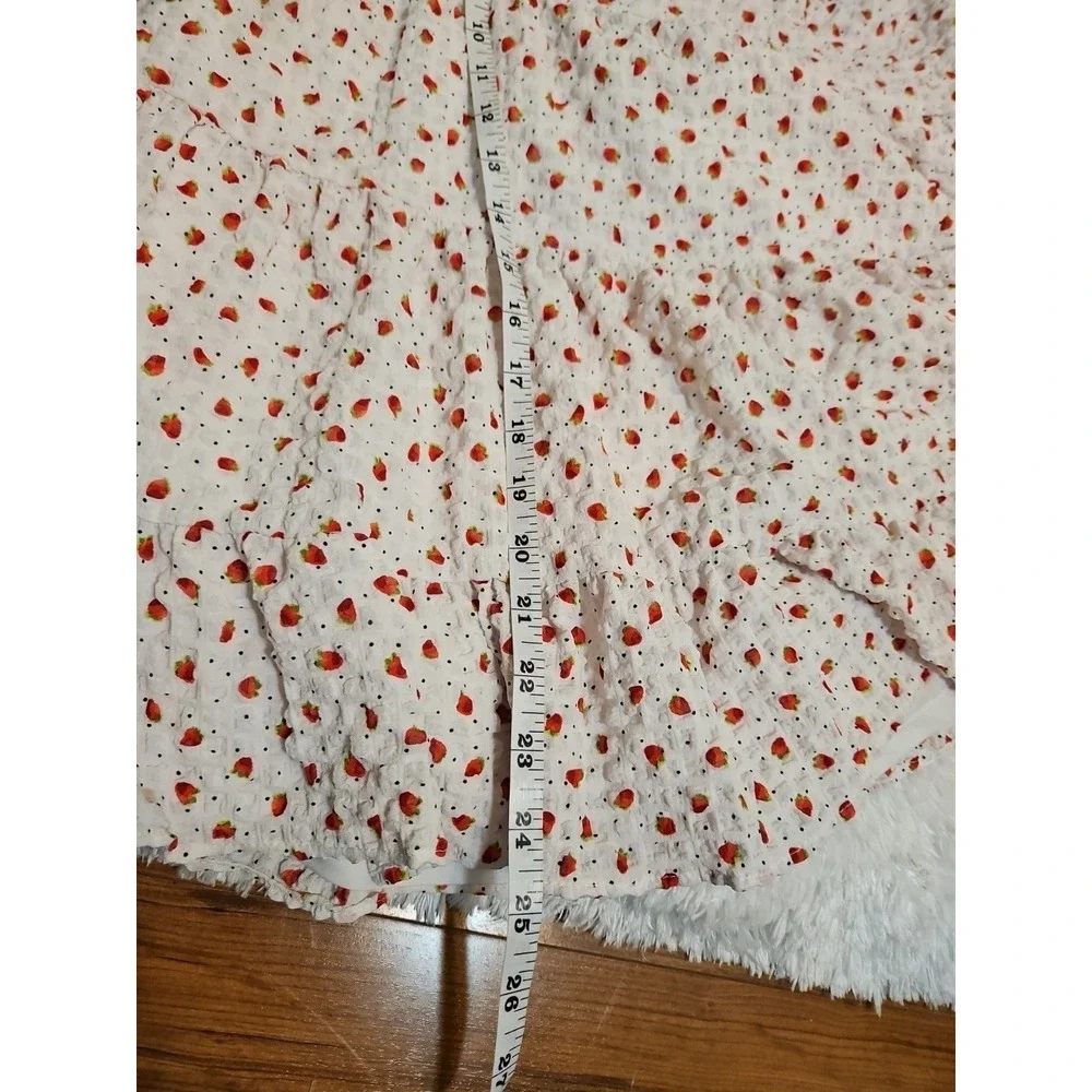 Aeropostale Women Y2k Strawberry Summer Dress, XL‎